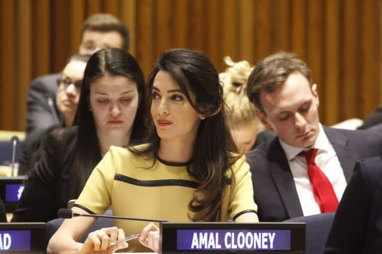 Amal Clooney - Famous Court Clerk